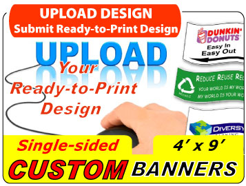 Upload Your 4x9 Custom Banner Design