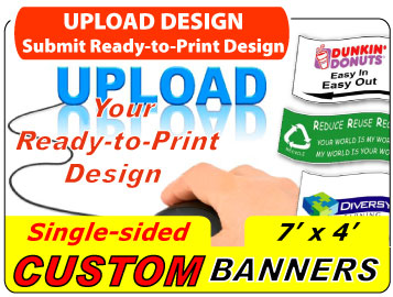 Upload Your 7x4 Custom Banner Design