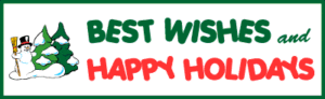 Best Wishes and Happy Holidays Banner