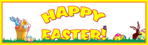 Happy Easter Banner (Design #2)