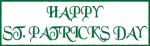 Happy St. Patrick's Day Banner (Design #5)