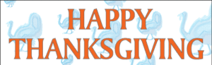 Happy Thanksgiving Banner (Design #2)