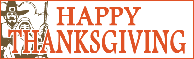 Happy Thanksgiving Banner (Design #3)