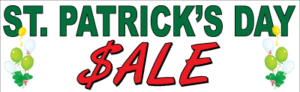 St. Patrick's Day Sale Banner