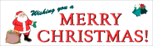 Wishing You a Merry Christmas Banner