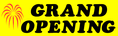 Grand Opening Banner (Design #1)