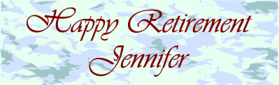 Happy Retirement Banner (Design #2)
