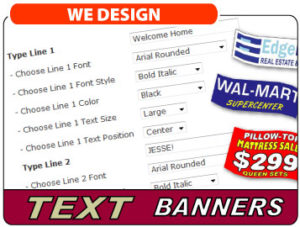 Text Banners