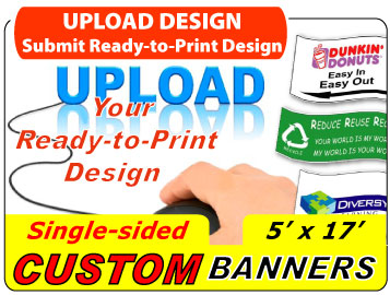 5x17 Banner | Buy Custom Printed 5 x 17 Vinyl Banner - Fast & Cheap