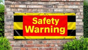 Safety and Warning Banner